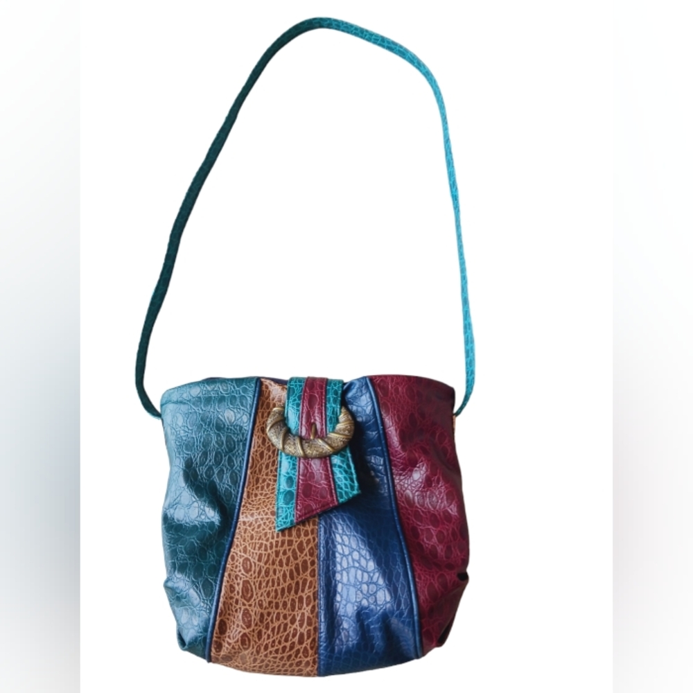 DesireTextured patchwork bag